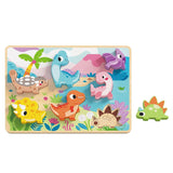Tooky Toys Chunky Puzzle - Dinosaur - Laadlee