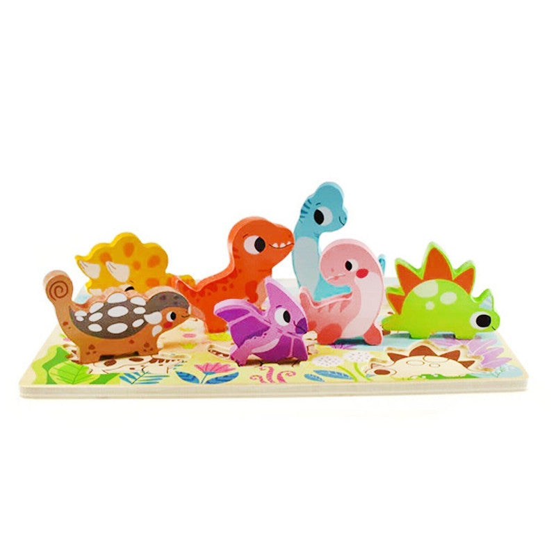Tooky Toys Chunky Puzzle - Dinosaur - Laadlee