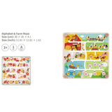Tooky Toys Alphabet & Farm Maze - Laadlee