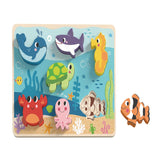 Tooky Toys Chunky Puzzle - Marine - Laadlee
