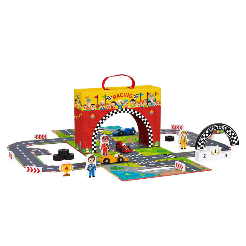 Tooky Toys Racing Play Box - Laadlee