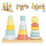 Tooky Toys Shape Tower - Laadlee