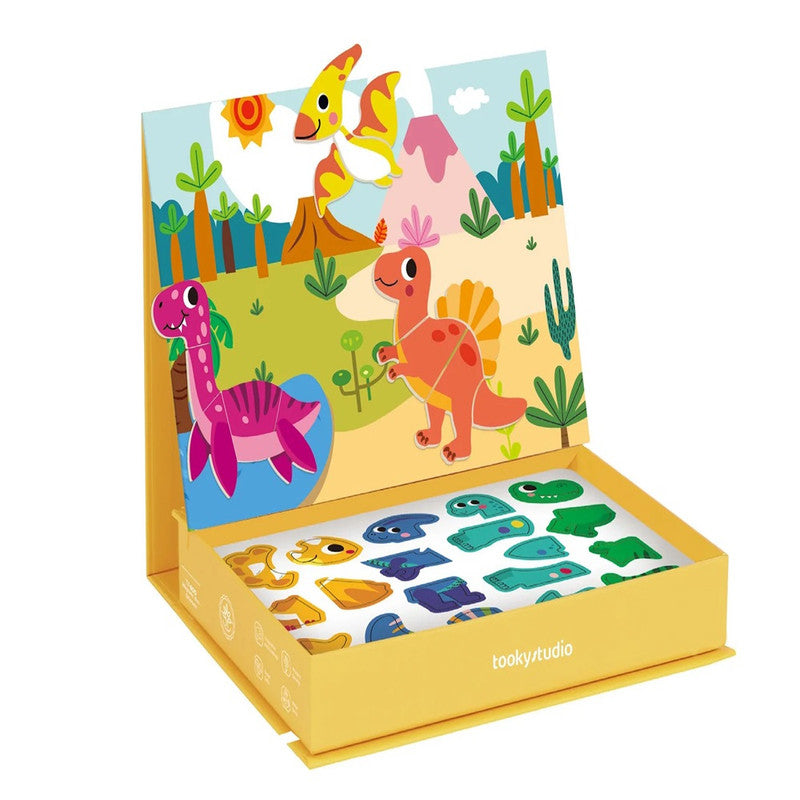 Tooky Toys Magnetic Box - Dinosaur - Laadlee