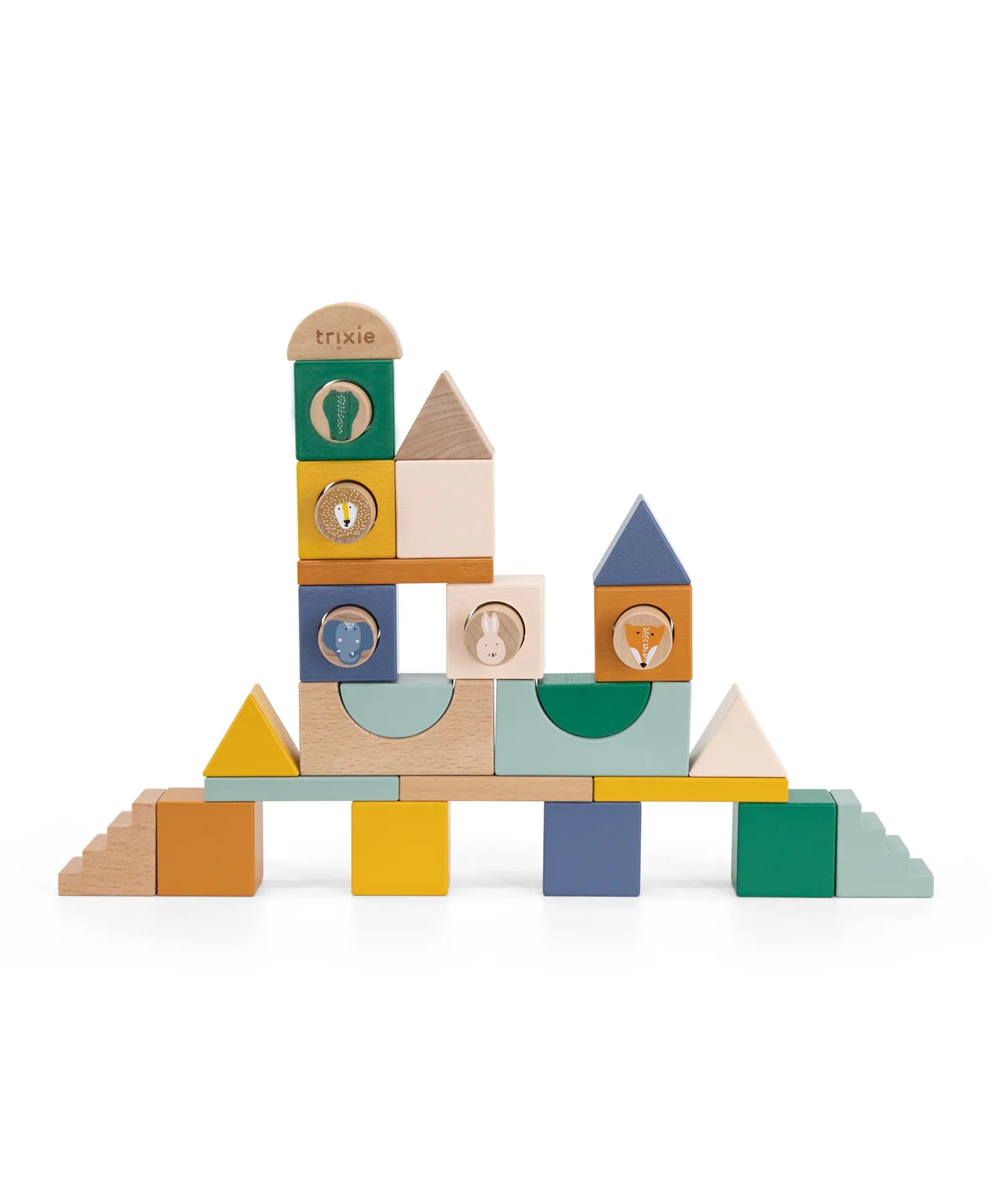 Trixie Wooden Block City - 31Pcs - Laadlee