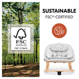 Hauck Highchair Bouncer Eco - Light Grey