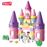 Feelo Princess Castle Building Blocks Set For Kids - 43pcs