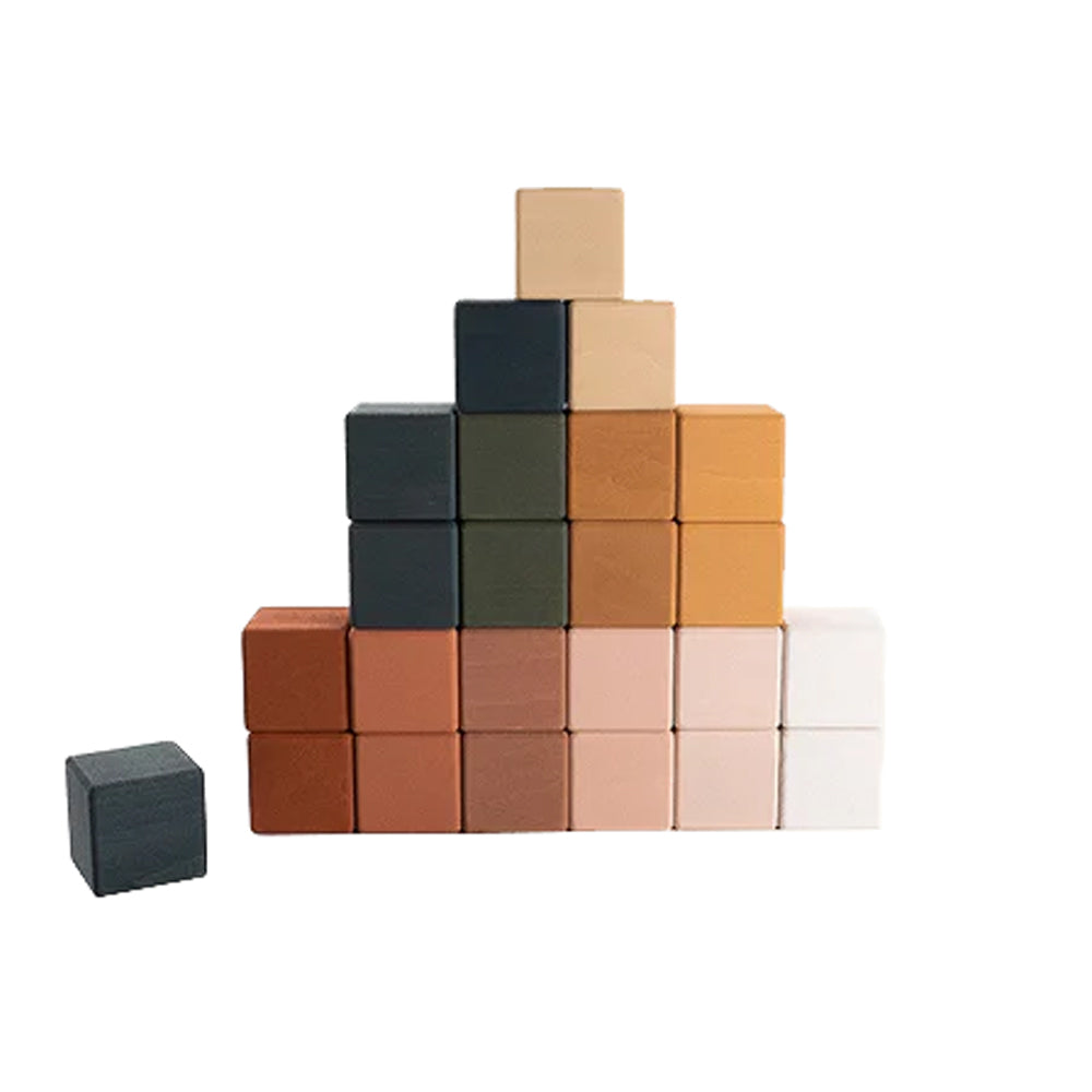 SABO Concept - Wooden Blocks Set 24-pc - Green - Laadlee