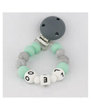 Desert Chomps Personalized Pacifier Clip - Mint Marble