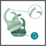 Babymoov Bib'Isy Silicone Bibs Set Of 2