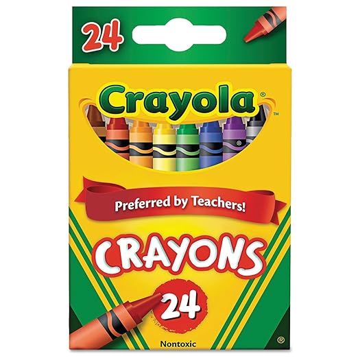 Crayola Crayons Peggable - Pack of 24