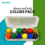 Apsara Poster Colours - Set of 12