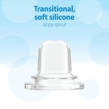 Dr. Brown's PP Narrow Options+ Bottle To Sippy Starter Kit 250ml - Pink Hearts - Laadlee