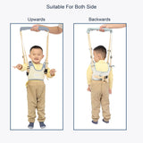 Polka Tots Baby Walking Assistant Harness Toddler Leash - Grey - Laadlee