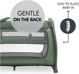 Hauck Play N Relax Center Travel Cot - Dark Green