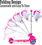 Xootz Unicorn Bubble Go Scooter – White