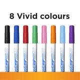 BIC Velleda Whiteboard Pens Fine Bullet Nib - Assorted Colours - Pack of 4+1