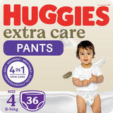 Huggies, Extra Care Culottes - Size 4, 9-14kg - 36pcs