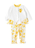 Tiny Hug Baby Clothing Set - Lemon - Laadlee