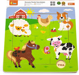 Viga Discovery Puzzles - Farm Animals