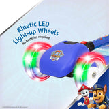 Spartan Paw Patrol 3-Wheel Light Up Scooter - Blue