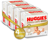 Huggies Extra Care Newborn - Size 2, 4 - 7kg, Mega Pack - 84pcs