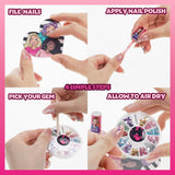 Townley Barbie Nail Polish Set With Nail Accessories - Pack of 15