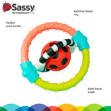 Sassy Spin & Chew Flexible Ring Rattle