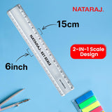 Nataraj 621 Scale 15 Cm - Pack Of 10