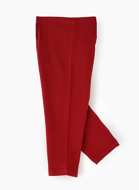 Jelliene Soft & Comfortable Cotton Leggings - Red - Laadlee