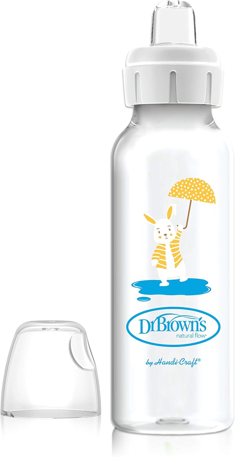 Dr. Brown's PP Narrow Sippy Spout Bottle - Bunny - 250ml - Laadlee