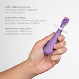 Ubbi 3-Stage Grow With Me Toothbrush Training Set 3pcs - Purple