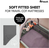 Hauck Travel Bed Mattress Cover - Dark Grey