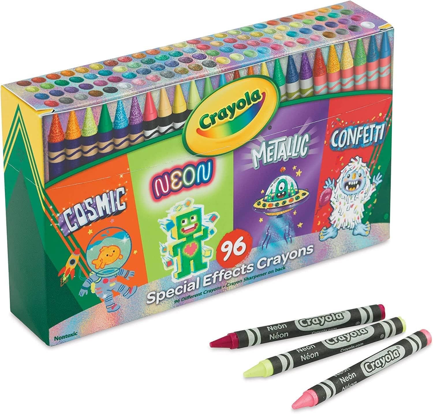 Crayola Special Effects Crayons - Pack of 96 - Laadlee