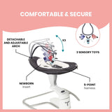Babymoov Swoon Motion Electric 360° Comfort Swing - Zinc