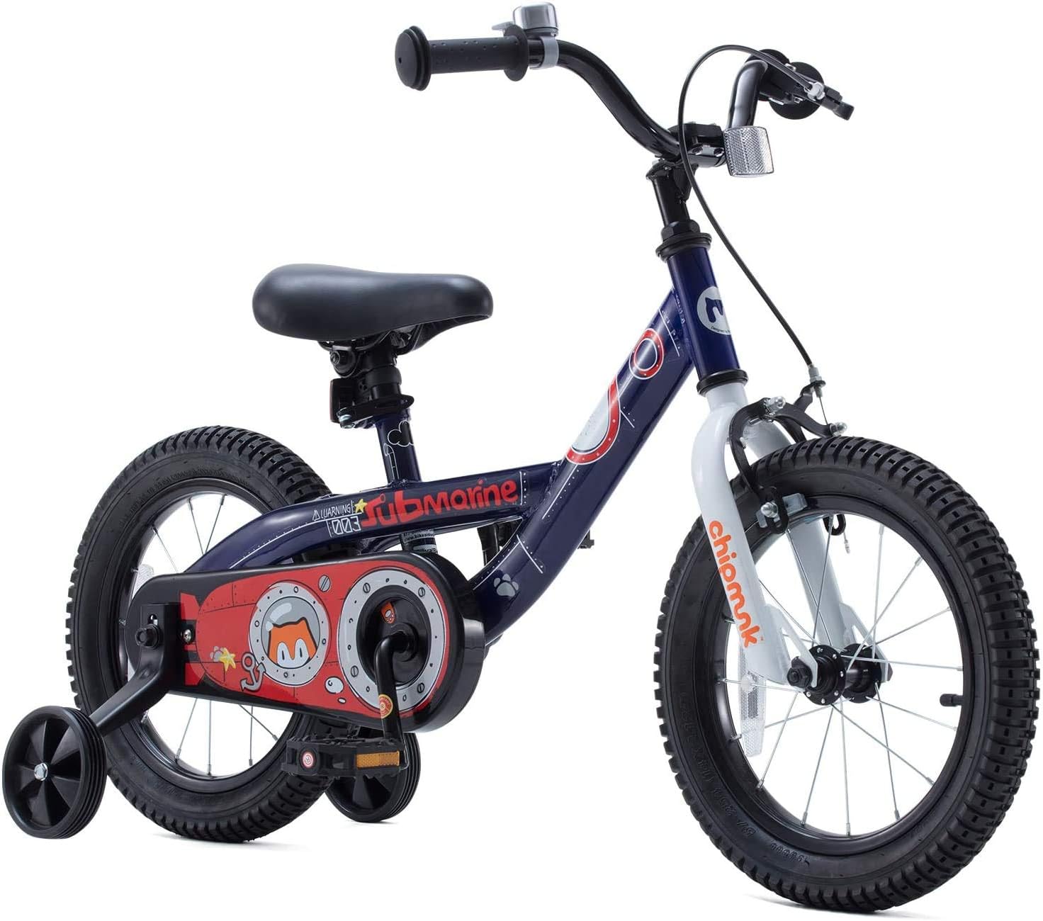 Chipmunk Kids Bike - Submarine 18" Navy Blue - Laadlee