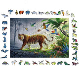 Ravensburger Jungle Tiger Wooden Puzzle - 500pcs