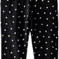 Jelliene All Over Printed Knit Sweat Pants - Black Hearts - Laadlee