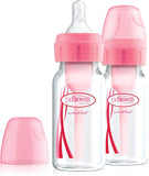 Dr. Brown's PP Narrow Options+ Bottle 120ml - Pink - Pack of 2 - Laadlee