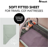 Hauck Travel Bed Mattress Cover - Sage