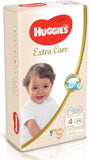 Huggies Extra Care - Size 4, 8 -14kg, Jumbo Pack - 68pcs