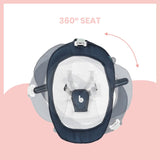 Babymoov Swoon Air 360° High Electric Baby Bouncer, Swing and Rocker with Motion Sensor