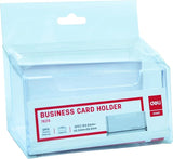 Deli Business Card Holder Transparent E7623