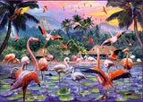Ravensburger Pink Flamingos Jigsaw Puzzle - 1000pcs
