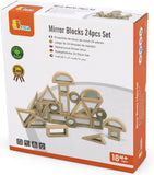 Viga Mirror Blocks Set - 24pcs