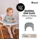 Hauck Alpha Click Tray for the Alpha+ and Beta+ Highchair - Grey