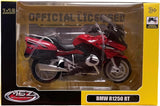 MSZ BMW R1250 RT Bike 1:18 Die-Cast Replica - Red - Laadlee