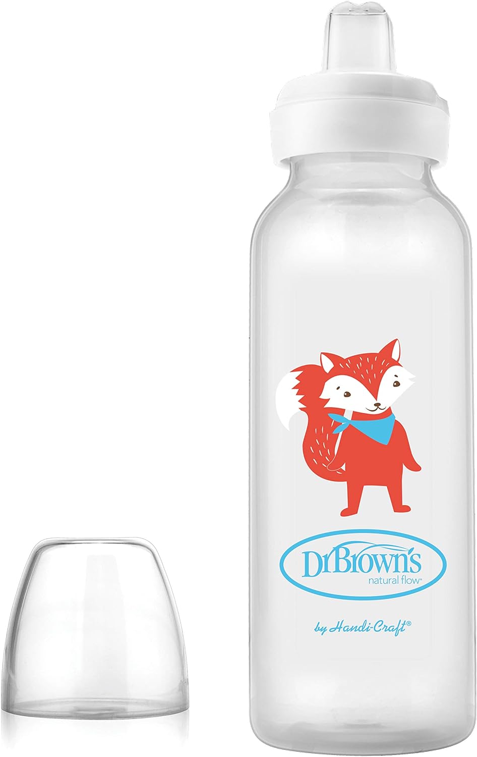 Dr. Brown's PP Narrow Sippy Spout Bottle - Fox - 250ml - Laadlee