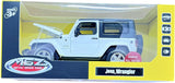 MSZ Jeep Wrangler 1:32 Die-Cast Replica - White - Laadlee
