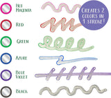 Crayola Signature Metallic Outline Paint Markers - Pack of 6 - Laadlee