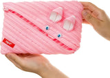 ZIPIT Animals Pencil Case Made of One Long Zipper - Bunny